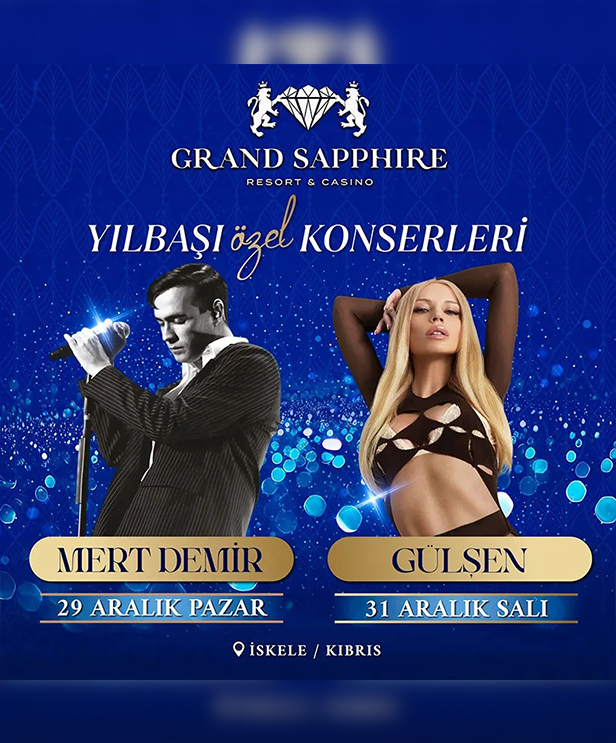 Grand Sapphire 2025 Yılbaşı Programı