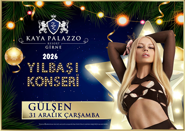 Kaya Palazzo Hotels & Resorts Kıbrıs Yılbaşı 2026