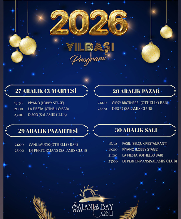 Salamis Bay Conti Hotel Yılbaşı 2026