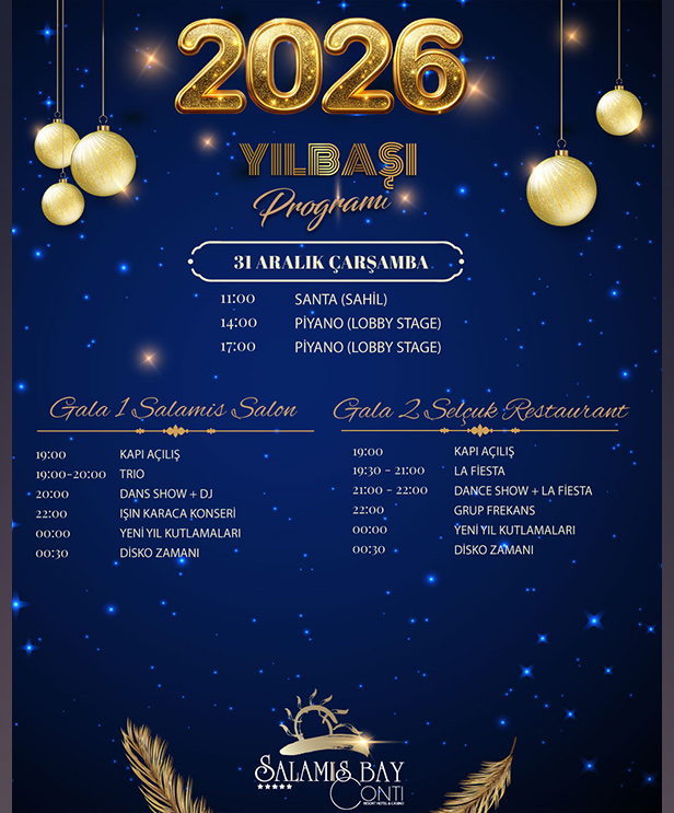 Salamis Bay Conti Hotel Yılbaşı 2026